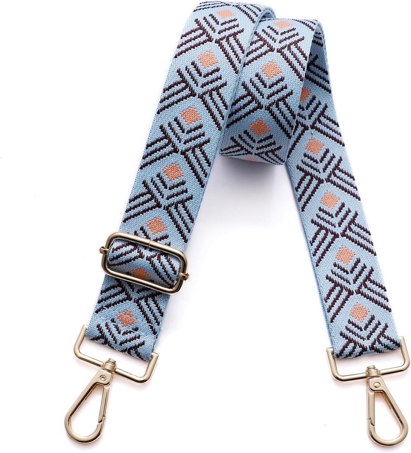 S-Jacorry Purse Strap Replacement Crossbody Wide Shoulder Strap Adjustable Canvas Straps Handbag Strap Replacement Belts - Image 1